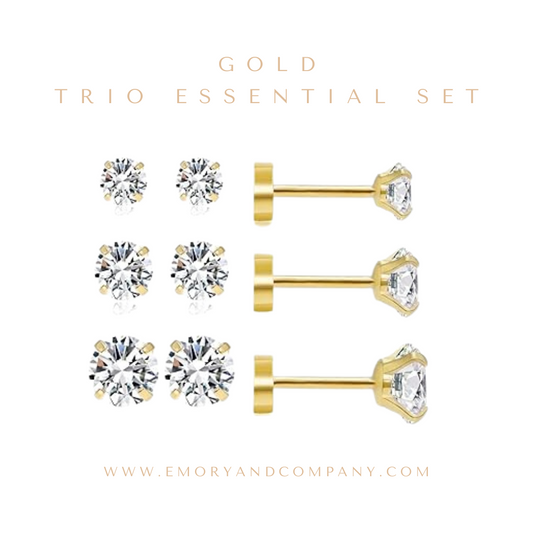 Gold Trio Essential Set